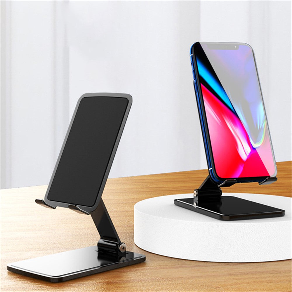 T15 Video Recording / Facetime Call Cell Phone Stand Angle Adjustable Folding Tablet Holder Bracket for Home Office