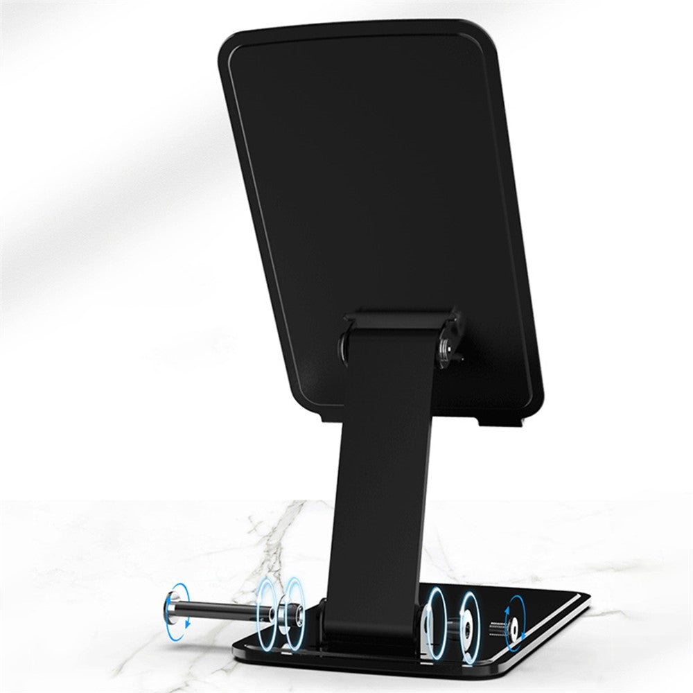 T15 Video Recording / Facetime Call Cell Phone Stand Angle Adjustable Folding Tablet Holder Bracket for Home Office