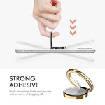 AHASTYLE ST12 Aluminum Alloy Rotatable Foldable Ring Buckle Phone Holder Desktop Mobile Phone Kickstand
