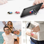 AHASTYLE ST12 Aluminum Alloy Rotatable Foldable Ring Buckle Phone Holder Desktop Mobile Phone Kickstand