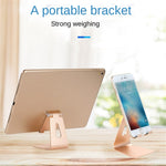 Z4A Small Size Adjustable Desktop Lazy Mobile Phone Tablet Holder Aluminum Alloy Stand Cellphone Tablet Bracket