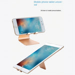 Z4A Small Size Adjustable Desktop Lazy Mobile Phone Tablet Holder Aluminum Alloy Stand Cellphone Tablet Bracket
