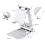 AS007 Foldable Smartphone Stand Holder Aluminum Alloy Cell Phone Stand Desktop Mount Bracket