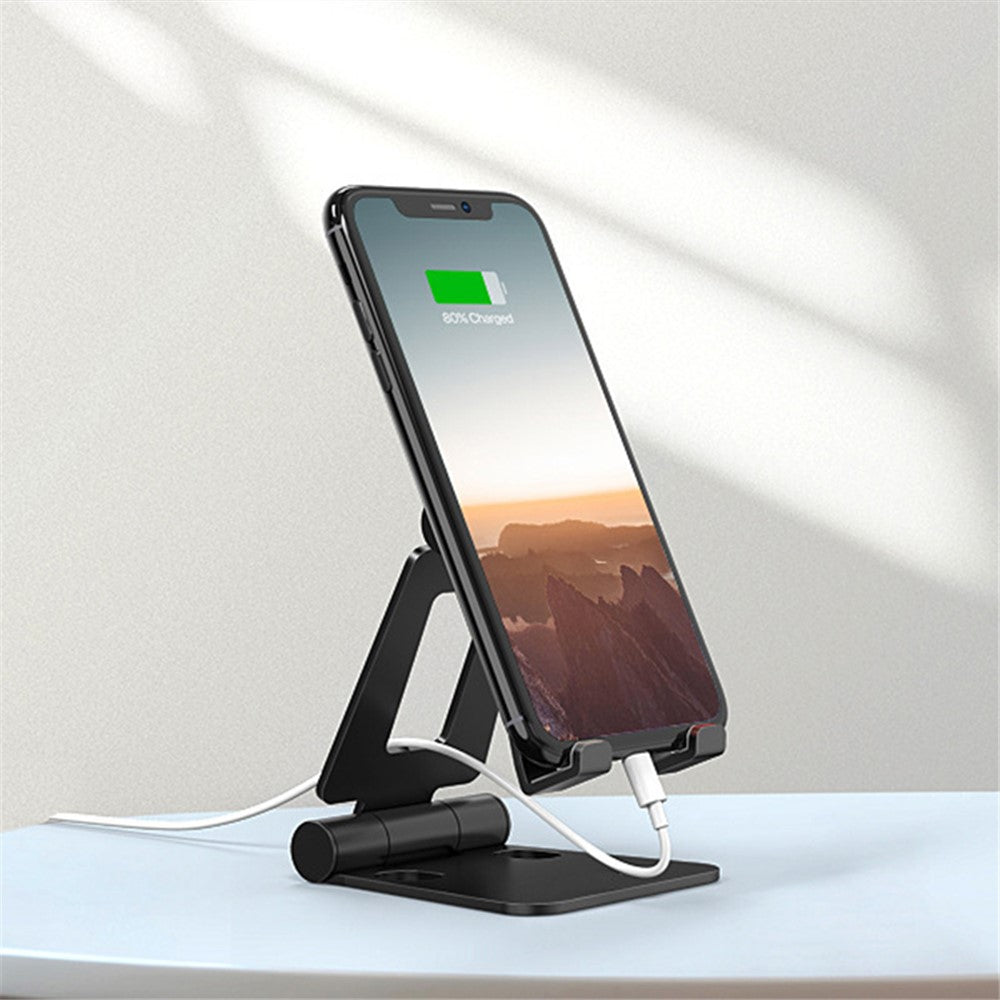AS007 Foldable Smartphone Stand Holder Aluminum Alloy Cell Phone Stand Desktop Mount Bracket