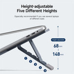 DUX DUCIS X-shaped Foldable Laptop Stand Height Adjustable Notebook Riser Cooling Bracket