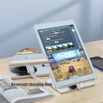 TM08 Foldable Aluminum Alloy Tablet Holder Stand Lazy Desktop Adjustable Phone Tablet Bracket