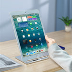 TM08 Foldable Aluminum Alloy Tablet Holder Stand Lazy Desktop Adjustable Phone Tablet Bracket