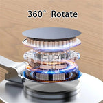 Tablet Stand 360-degree Rotating Aluminum Alloy Desktop Holder Foldable Mobile Phone Stand Adjustable Tablet Mount
