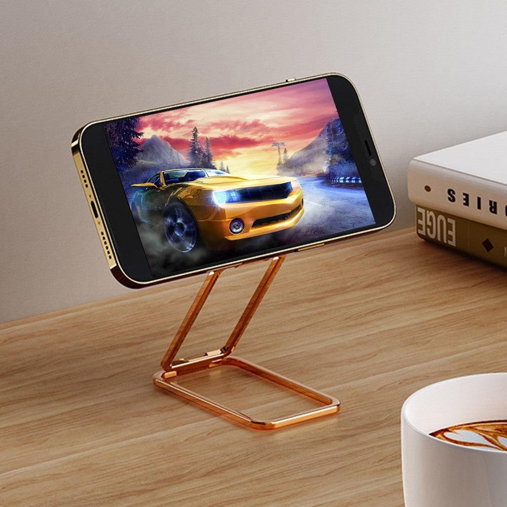 For Mobile Phone / Tablet 360 Degree Rotation Zinc Alloy Finger Ring Kickstand Foldable Bracket