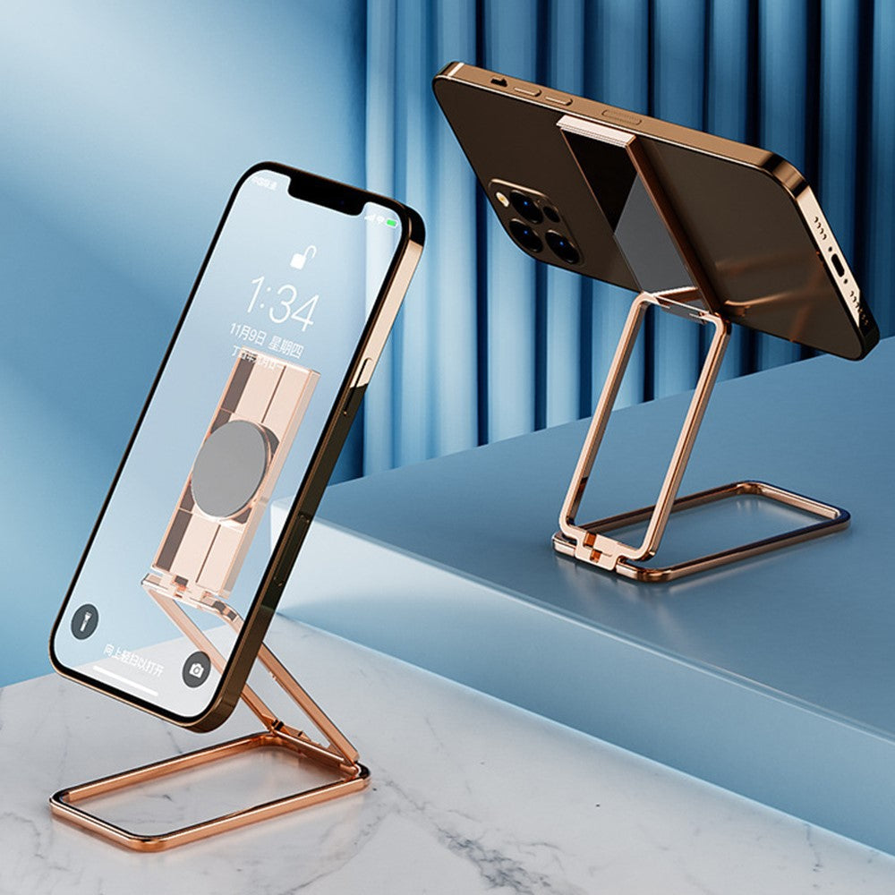 For Mobile Phone / Tablet 360 Degree Rotation Zinc Alloy Finger Ring Kickstand Foldable Bracket