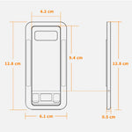BONERUY T6 Cell Phone Stand Foldable Aluminum Adjustable Phone Tablet Holder Cradle Dock for Desk Travel