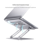 BONERUY P89 Tabletstander til Skrivebord Hul Varmafledning Justerbar Tablet Holder Kulstål Tablet Forhøjer