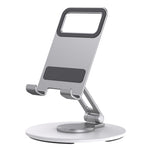 BONERUY L60 Mobilmobilställ 360 graders roterande surfplatta mobildocka Aluminiumlegering Skrivbordshållare