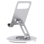 BONERUY L60 Mobilmobilställ 360 graders roterande surfplatta mobildocka Aluminiumlegering Skrivbordshållare