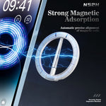 R-JUST SJ20-4 Magnetic Phone Ring Holder with Knife Vertical and Horizontal Stand Foldable Cellphone Kickstand