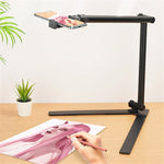DT-06 Fill Light Table Tripod Desktop Shooting Bracket Overhead Stand for Vlog Cooking