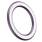 Magnetisk ringklistermärke i zinklegering, väggmontering, magnetisk mobilhållare, kompatibel med Magsafe