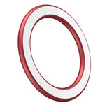 Magnetisk ringklistermärke i zinklegering, väggmontering, magnetisk mobilhållare, kompatibel med Magsafe