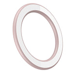 Magnetisk ringklistermärke i zinklegering, väggmontering, magnetisk mobilhållare, kompatibel med Magsafe