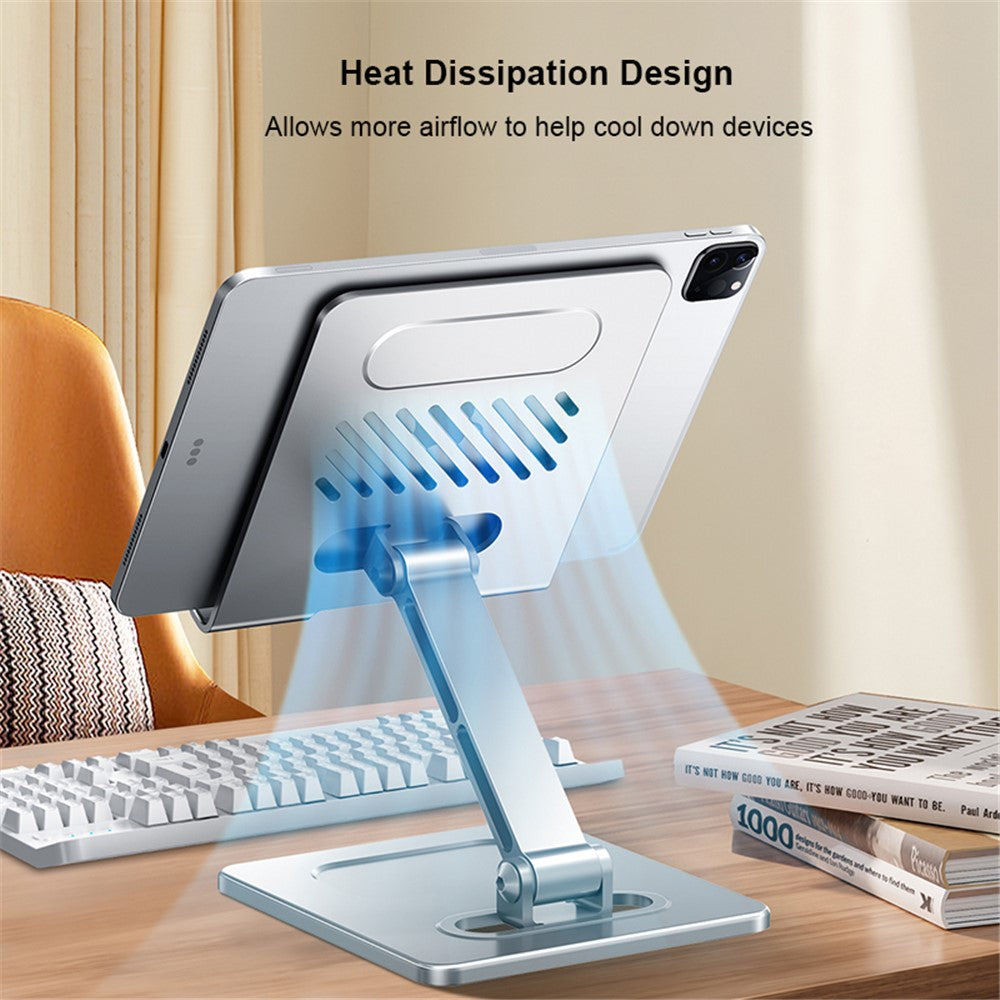 XUNDD XDHO-027 ArmorSeries sammenklappelig bordholder multifunktionel desktop-tabletstativ i aluminiumslegering