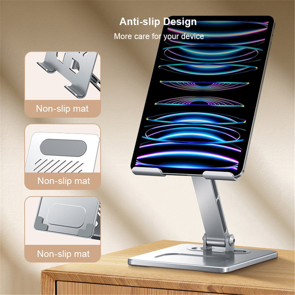 XUNDD XDHO-027 ArmorSeries sammenklappelig bordholder multifunktionel desktop-tabletstativ i aluminiumslegering