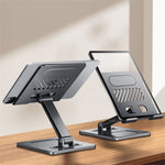XUNDD XDHO-027 ArmorSeries sammenklappelig bordholder multifunktionel desktop-tabletstativ i aluminiumslegering