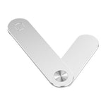 Laptop Side Mount Magnetic Phone Holder Aluminum Alloy Dual Screen Laptop Phone Holder