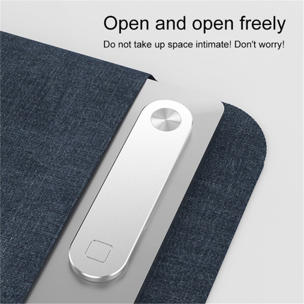 Laptop Side Mount Magnetic Phone Holder Aluminum Alloy Dual Screen Laptop Phone Holder