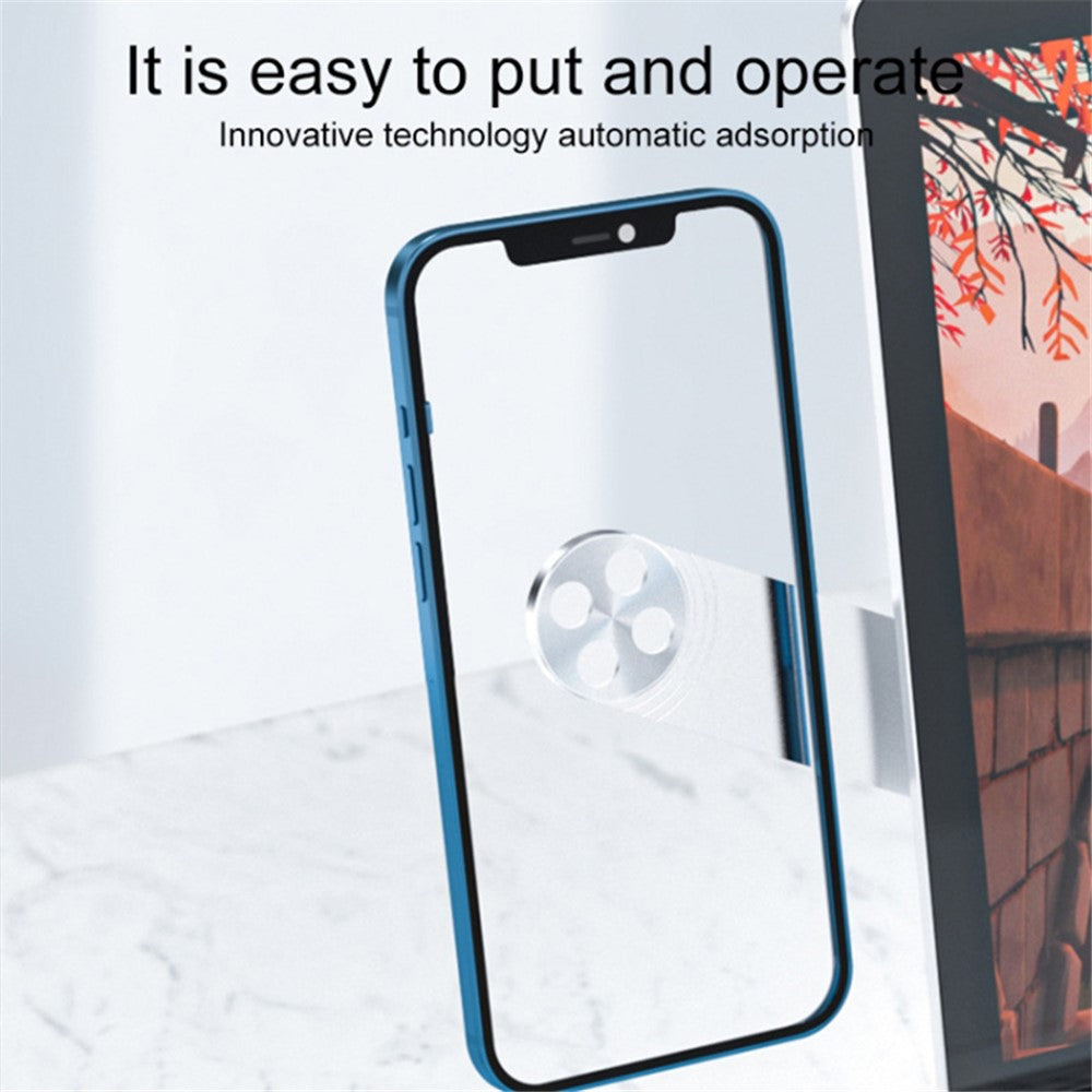Laptop Side Mount Magnetic Phone Holder Aluminum Alloy Dual Screen Laptop Phone Holder