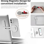 Magnetic Laptop Phone Holder Aluminum Alloy Portable Computer Expansion Bracket