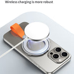 Magnetic Phone Grip Dual Ring Holder Phone Kickstand Foldable Stand with Strap