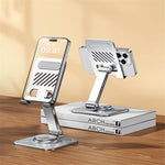 XUNDD XDHO-027 Phone Holder Rotation Foldable Desktop Tablet Stand for iPhone 16 / 16 Plus / 16 Pro / 16 Pro Max