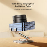 XUNDD XDHO-027 Phone Holder Rotation Foldable Desktop Tablet Stand for iPhone 16 / 16 Plus / 16 Pro / 16 Pro Max