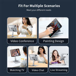XUNDD XDHO-027 Rotation Foldable Desktop Holder Tablet Stand for iPhone 16 / 16 Plus / 16 Pro / 16 Pro Max