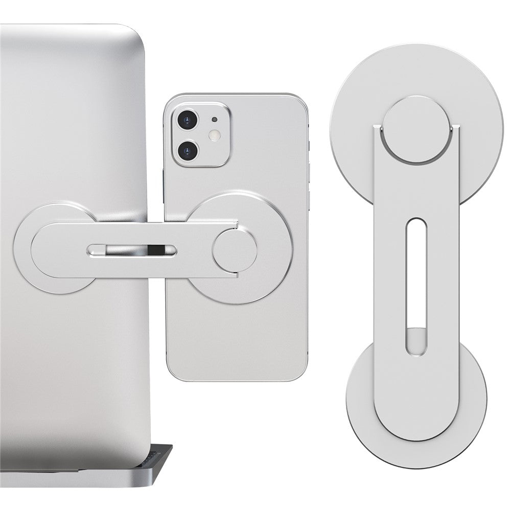 AHASTYLE WG26-5 Aluminum Alloy Magnetic Portable Adjustable Phone Stand / iPhone 16 / 16 Plus / 16 Pro / 16 Pro Max