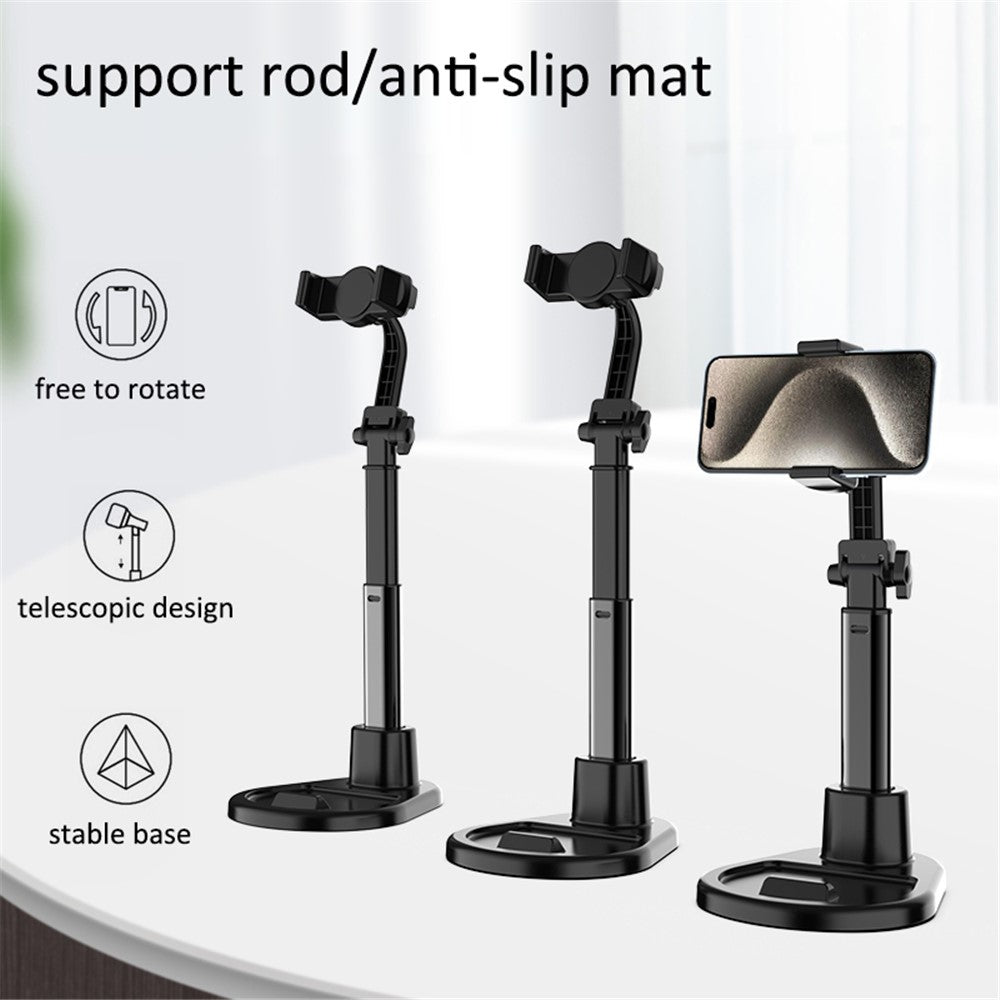 CCT13-2 Phone Stand Height Angle Adjustable Mobile Stand Desk Holder for iPhone 16 / 16 Plus / 16 Pro / 16 Pro Max