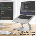 AS010-BMW Desktop Laptop Stand Holder Aluminum Alloy Notebook Computer Riser