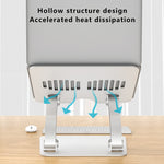 AS010-BMW Desktop Laptop Stand Holder Aluminum Alloy Notebook Computer Riser