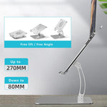 AS010 Adjustable Aluminum Alloy Laptop Riser Desktop Stand Holder for Notebook Computer