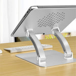 AS010 Adjustable Aluminum Alloy Laptop Riser Desktop Stand Holder for Notebook Computer