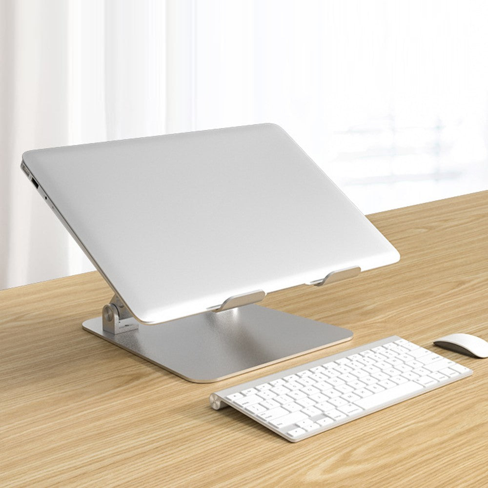 AS010 Adjustable Aluminum Alloy Laptop Riser Desktop Stand Holder for Notebook Computer