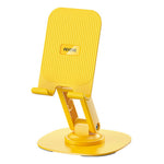 WEKOME Life Series WA-SL03 Foldable Phone Stand ABS+Silicone Rotatable Desktop Cradle Dock