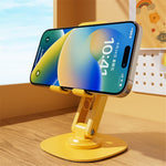 WEKOME Life Series WA-SL03 Foldable Phone Stand ABS+Silicone Rotatable Desktop Cradle Dock