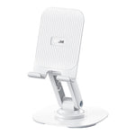 WEKOME Life Series WA-SL03 Foldable Phone Stand ABS+Silicone Rotatable Desktop Cradle Dock