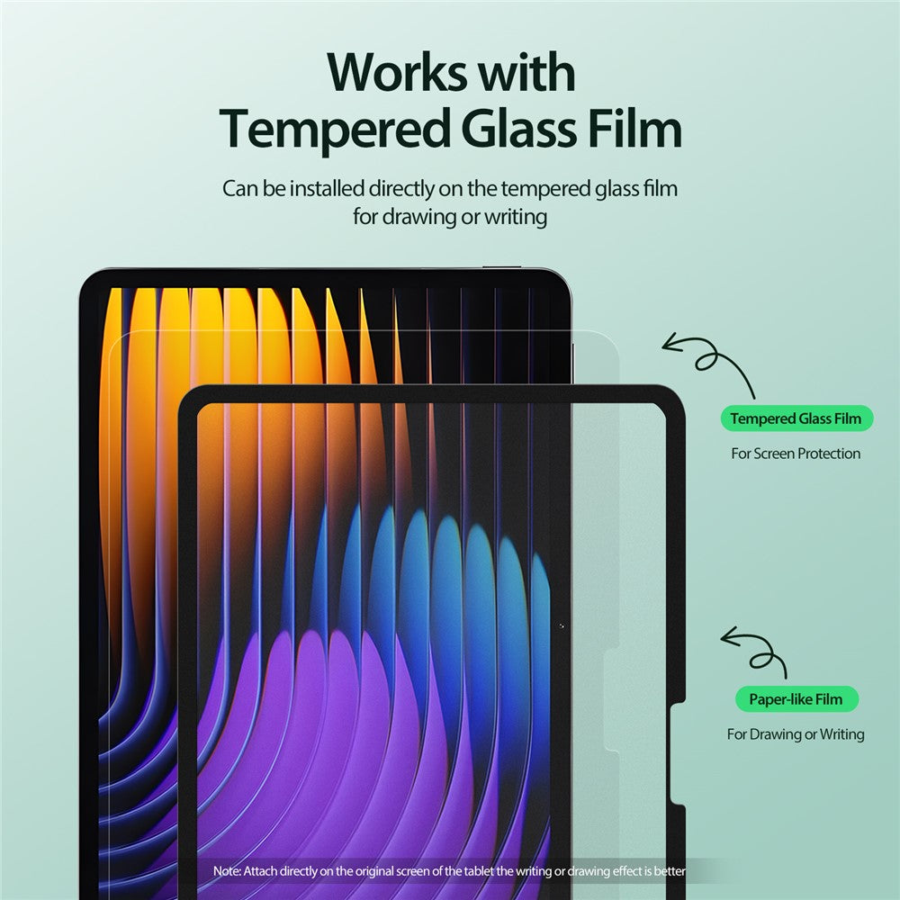 DUX DUCIS For Xiaomi Pad 8 Pro / Pad 8 / Pad 7 Pro / Pad 7 Paper-like Film  Naad Series Screen Protector Detachable Matte PET Tablet Film