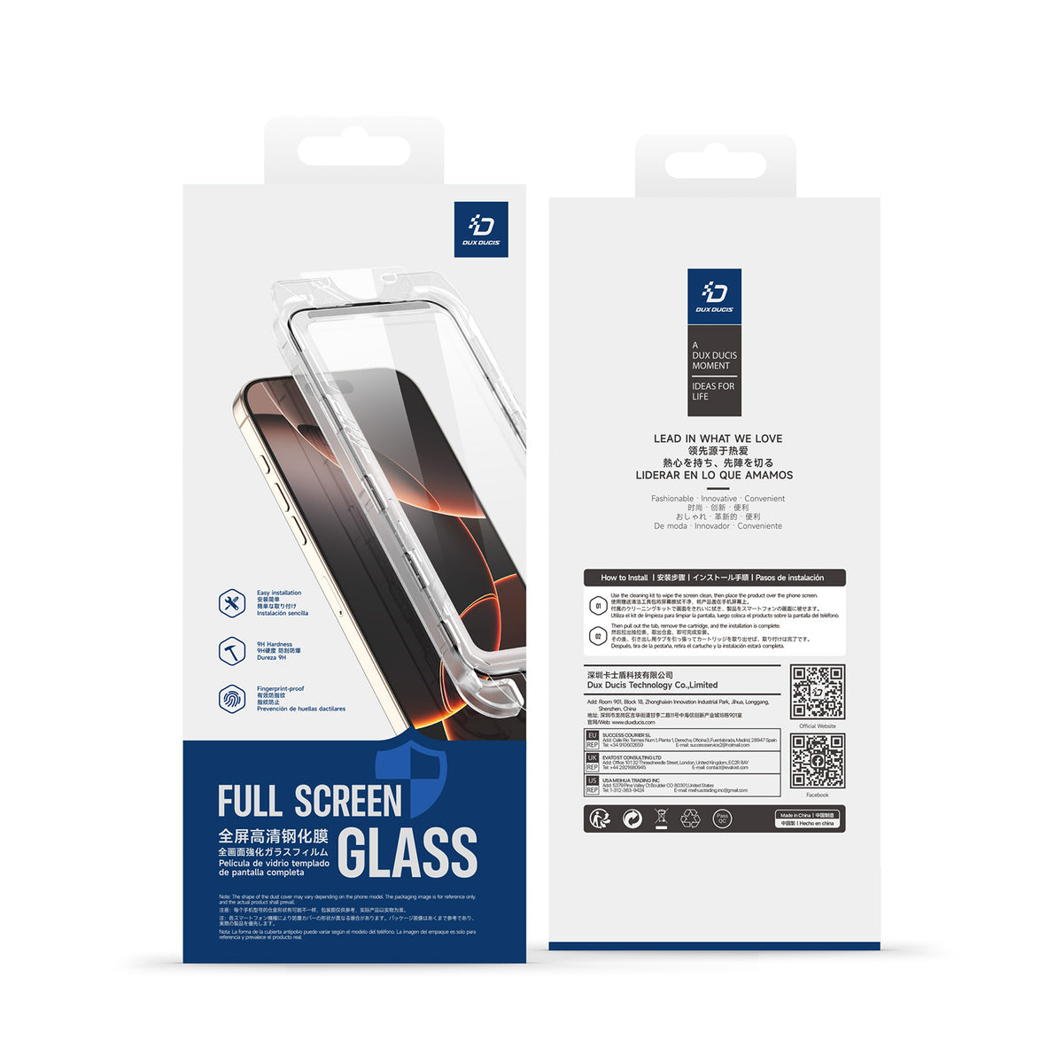 DUX DUCIS For Samsung Galaxy S26+ Screen Protector Roga Series 2.5D High Aluminum Glass Film with Easy Installation Kit