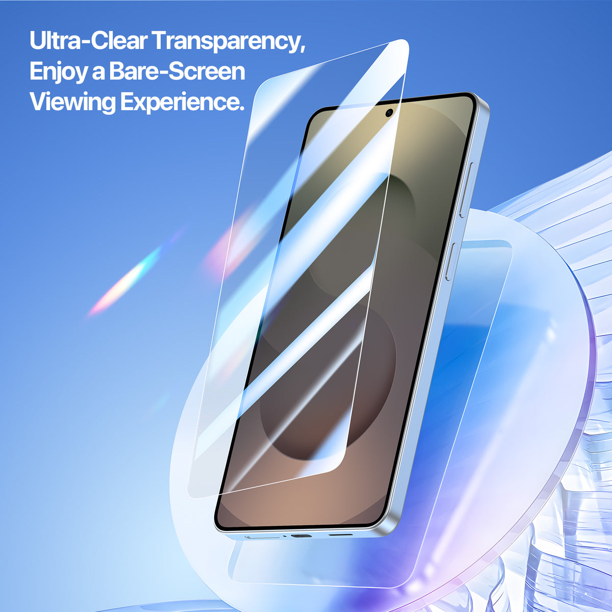 DUX DUCIS Til Samsung Galaxy S26 Skærmbeskytter Roga Series 2.5D High Aluminium Glass Film med Easy Installation Kit