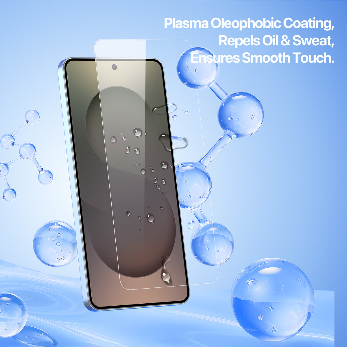 DUX DUCIS Til Samsung Galaxy S26 Skærmbeskytter Roga Series 2.5D High Aluminium Glass Film med Easy Installation Kit