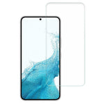 AMORUS Skærmbeskytter til Samsung Galaxy S22 5G / S23 2.5D Kant HD Anti-plet Anti-slid Høj Aluminium-siliciumglas Klar Film