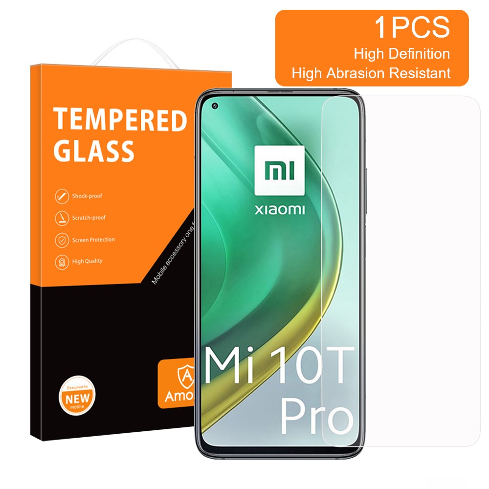 AMORUS for Xiaomi Mi 10T 5G/Mi 10T Pro 5G/Redmi K30S Screen Film High Hardness Anti-wear 2.5D High Aluminum-silicon Glass HD Clear Protector